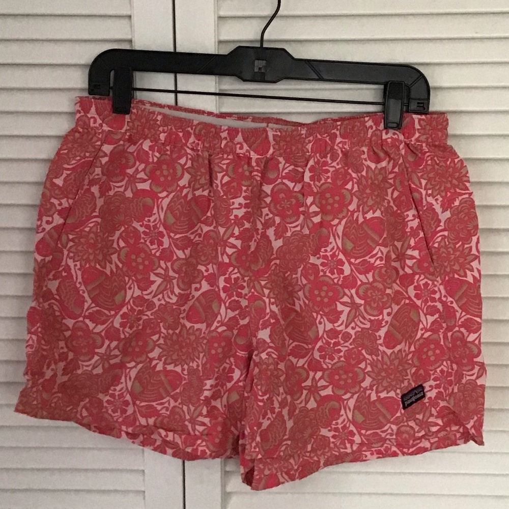Flower designed Patagonia shorts